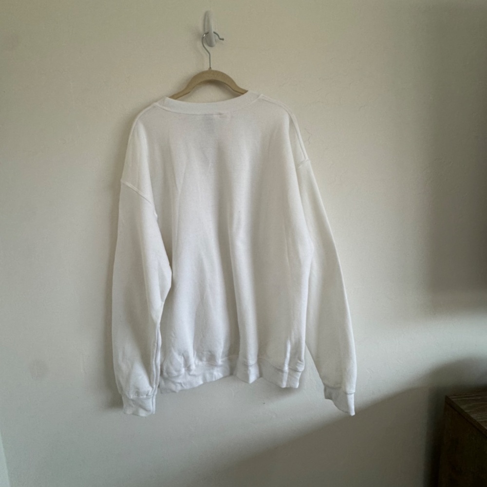 Champagne Club White Sweatshirt - Picture 2 of 2